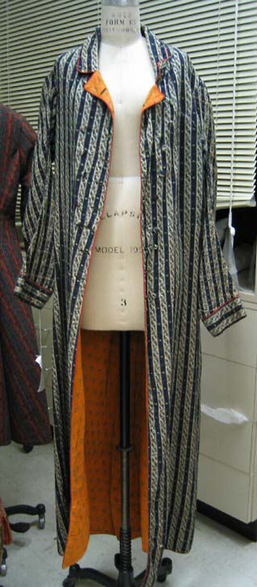 Dressing gown, wool, British