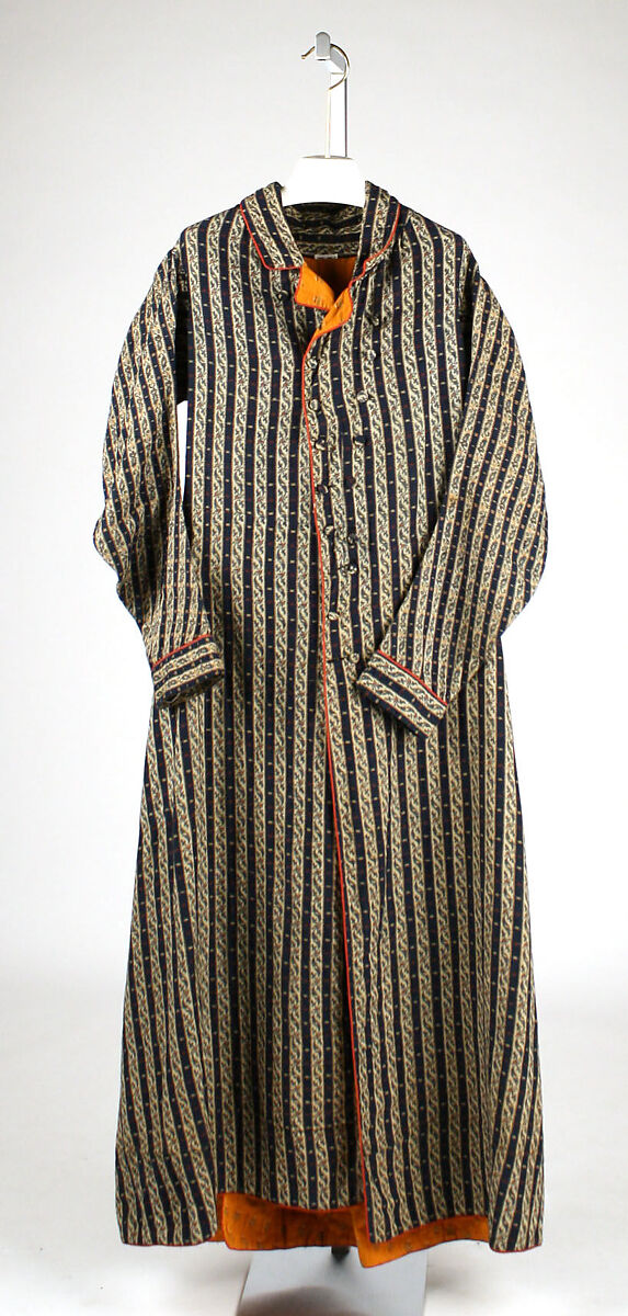 Dressing gown, wool, British 