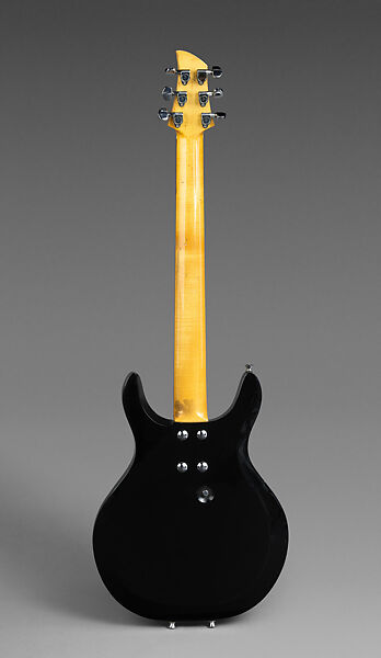 Black Lucite Electric Guitar, Dan Armstrong (American, Pittsburgh, Pennsylvania 1934–2004 Los Angeles), clear acrylic finish, acrylic body, maple neck with rosewood fingerboard, United States