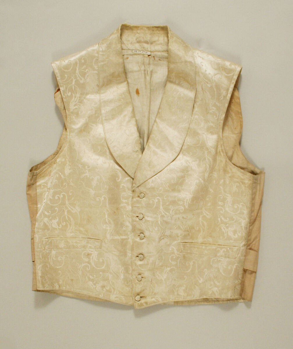 Ensemble, wool, silk, American or European