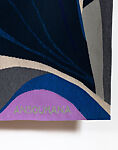 Les oiseaux bleus, éd. 7/8, Ansoumana Diédhiou (Senegalese, 1940–2001), Cotton (warp), wool (weft), and other unidentified fibers, Senegalese