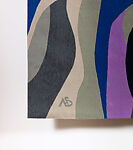 Les oiseaux bleus, éd. 7/8, Ansoumana Diédhiou (Senegalese, 1940–2001), Cotton (warp), wool (weft), and other unidentified fibers, Senegalese