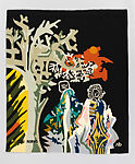 Le couple, éd. 8/8, Mamadou Cheikh "Modou" Niang (born 1942), Cotton (warp), wool (weft), dye, other unidentified fibers, Senegalese