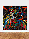 La semeuse d’étoiles, éd. 5/8, Papa Ibra Tall (Senegalese, 1935–2015), Cotton (warp), wool (weft), and other unidentified fibers, Senegalese