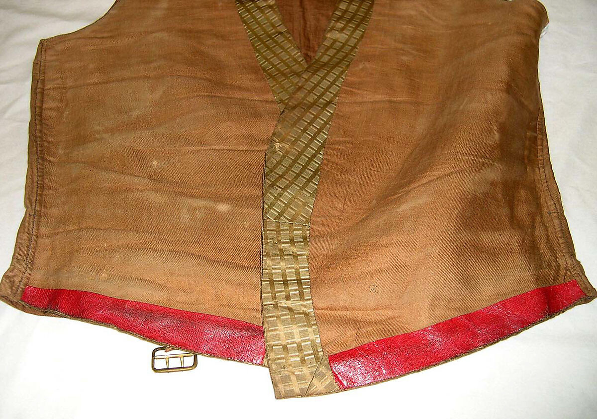 Wedding ensemble, (a) wool
(b) silk, American or European