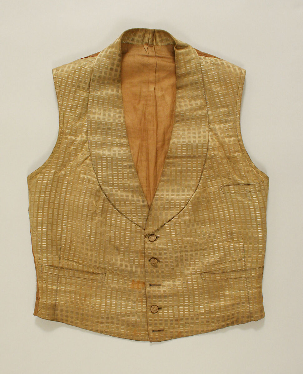 Wedding ensemble, (a) wool
(b) silk, American or European