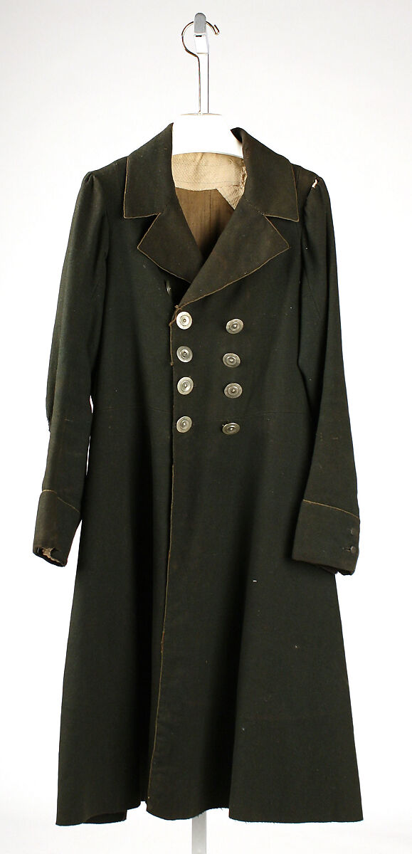 Coat, wool, American 