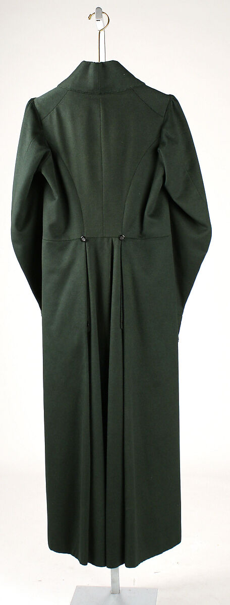 Overcoat, wool, probably American