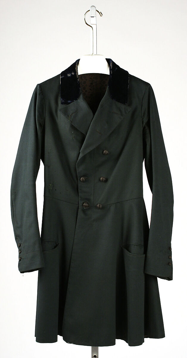 Frock coat, wool, American 