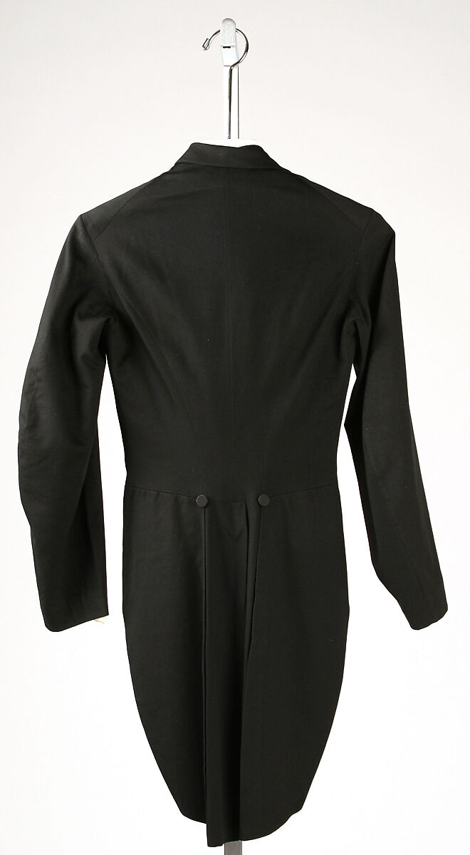 Cutaway coat, (attributed to) Brooks Brothers (American, founded 1818), wool, silk, American