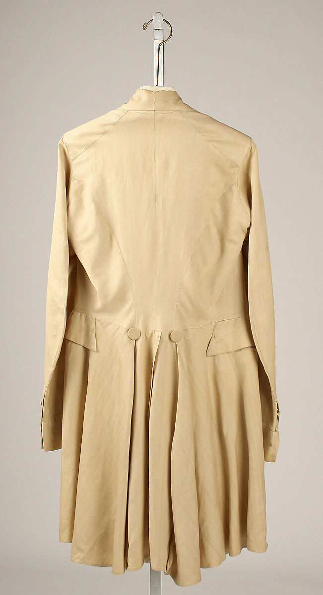 Frock coat, linen, American