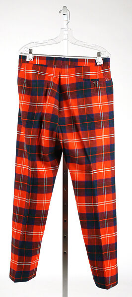 Trousers, wool, probably British