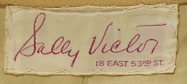 Suit, Sally Victor (American, 1905–1977), wool, American