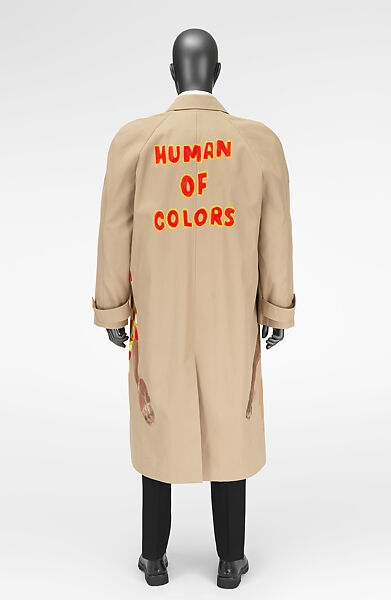 Coat, 3.Paradis (French, founded 2013), cotton, acrylic, French