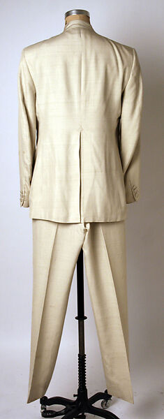 Suit, silk, French