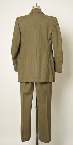 Suit, wool, American or European