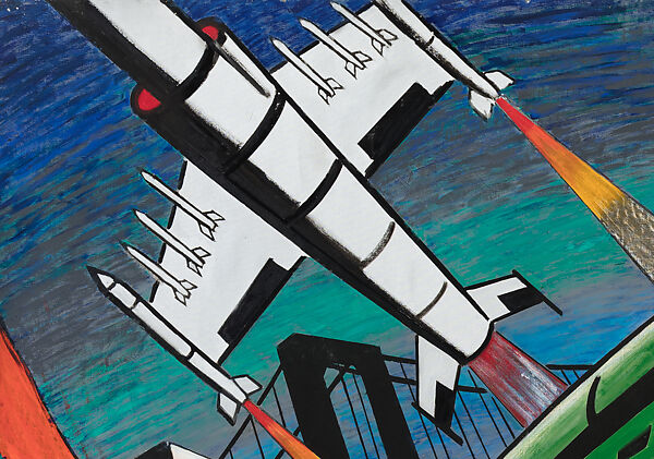 The War Comes Home, Anton van Dalen (Dutch, Amstelveen 1938–2024 New York City), Oil on unstretched canvas
