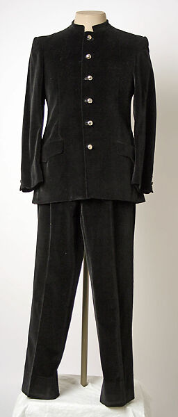 Evening suit, cotton, Italian 