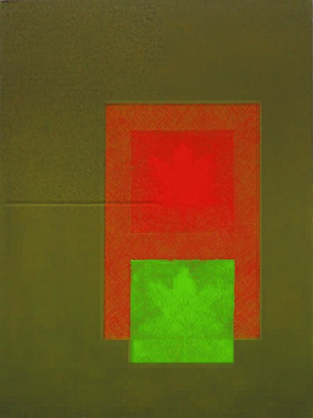 Autumn III, Zahoor ul Akhlaq (Pakistani, born New Delhi (British India) 1941–1999, Lahore), Acrylic on canvas 