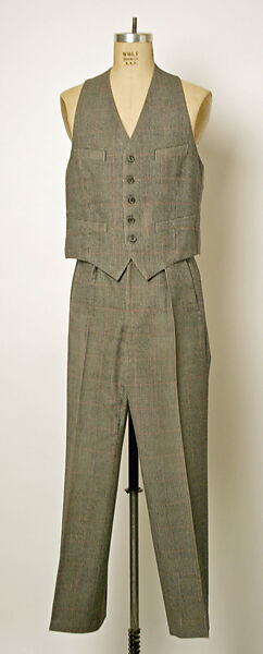 Suit, wool, French