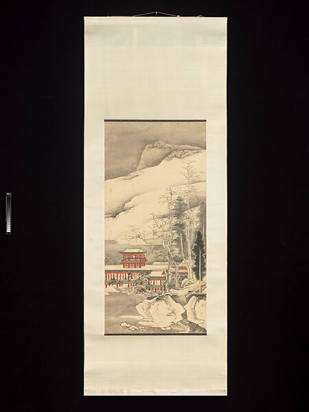 Snowscape, Chang Dai-chien (Zhang Daqian) (Chinese, 1899–1983), Hanging scroll; ink and color on paper, China