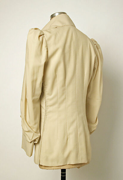 Tunic, silk, wool, British