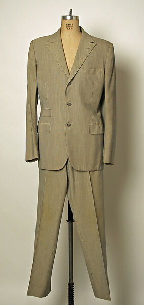 Suit, wool, American 