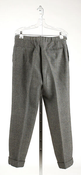 Trousers, wool, rubber, British