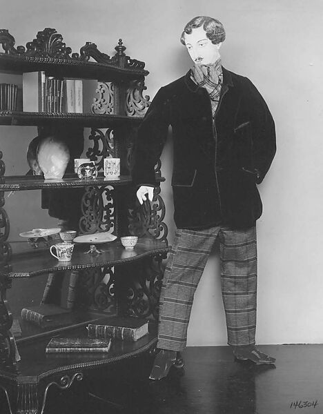 Coat, silk, American or European