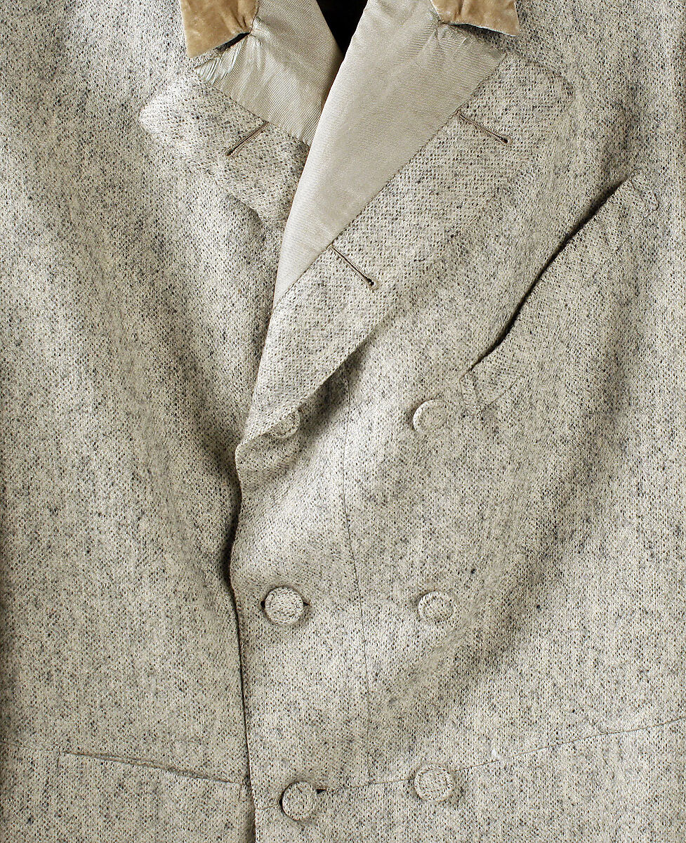 Jacket, wool, silk, British