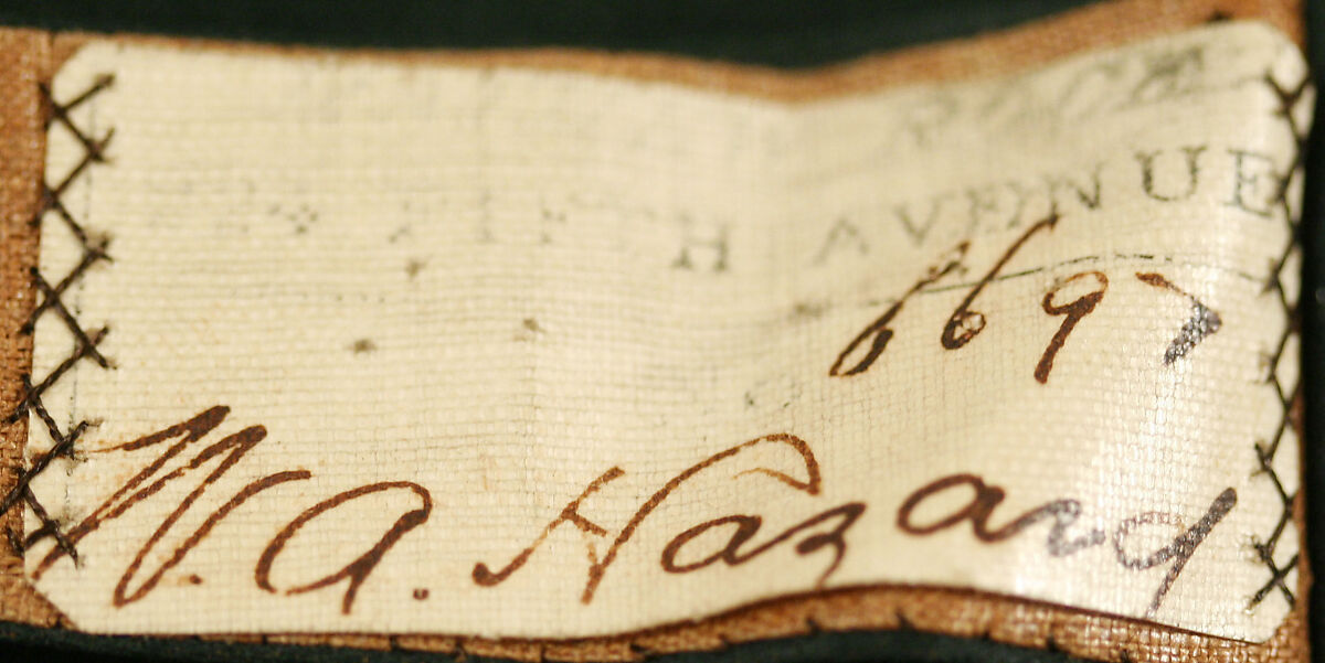 Ensemble, Mathew Rock (American (born Germany), 1832–1912), wool, silk, American