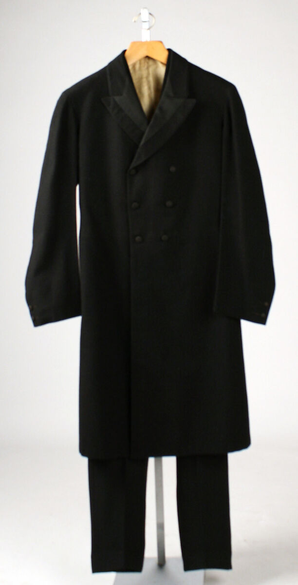 Suit, wool, probably American