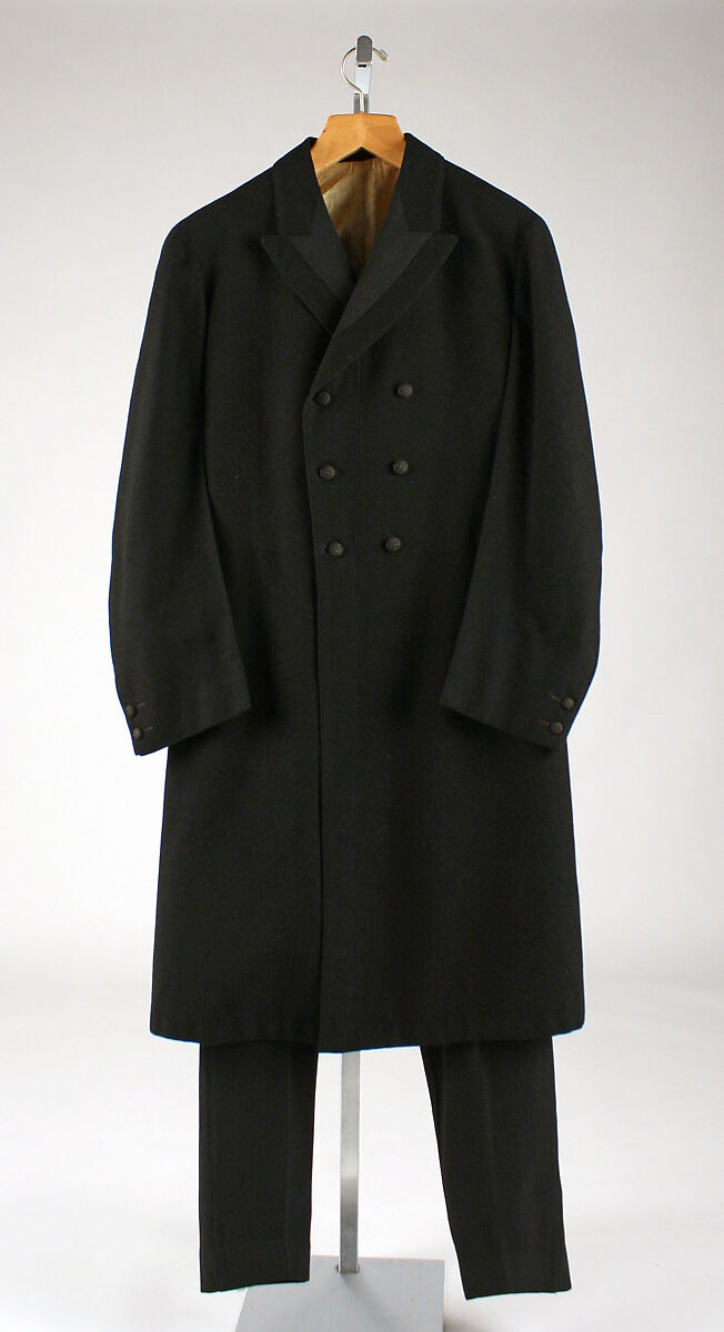 Suit, wool, probably American