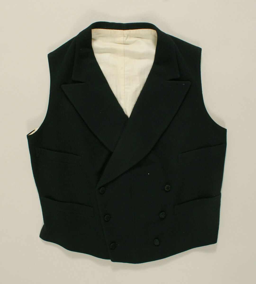 Ensemble, wool, silk, American