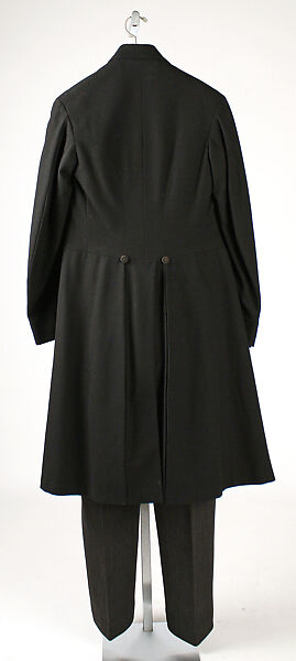 Suit, wool, silk, American