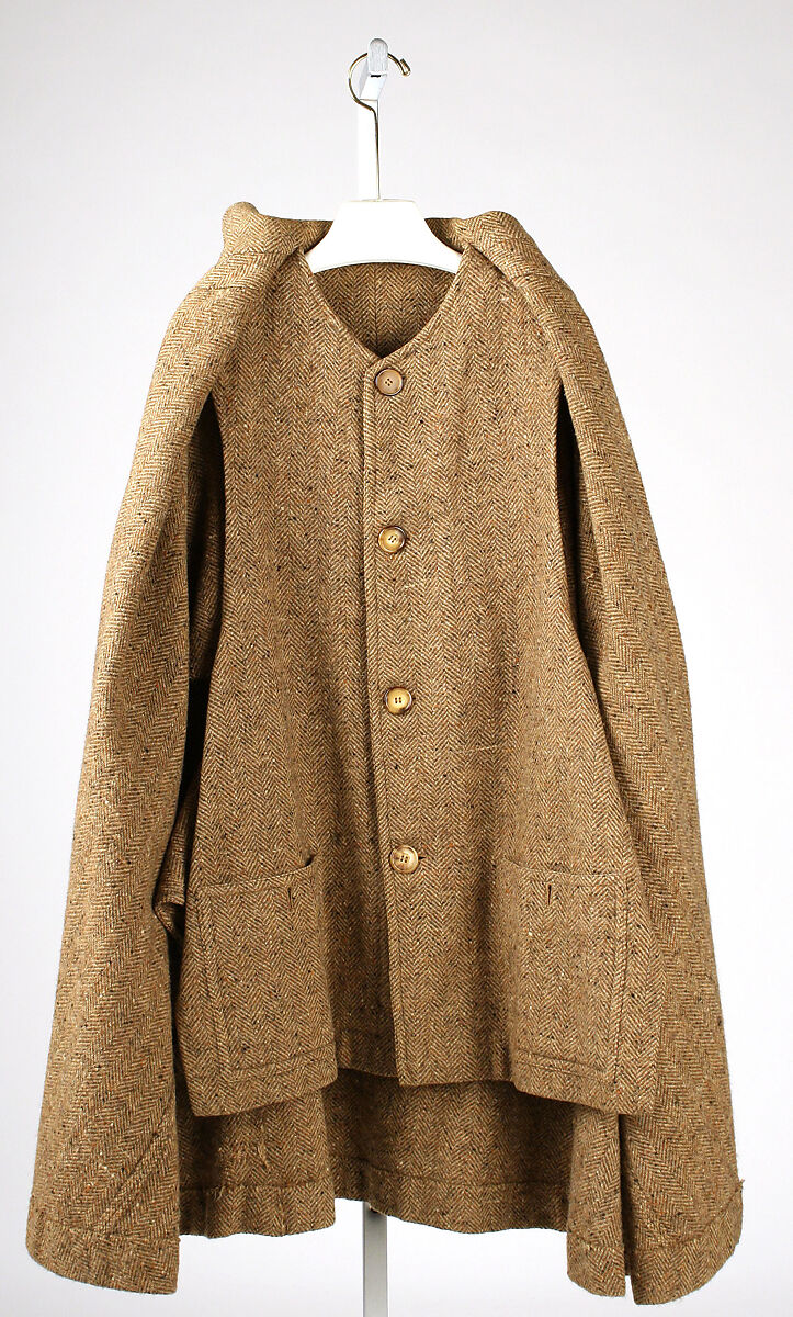 Hunting cape, wool, probably British