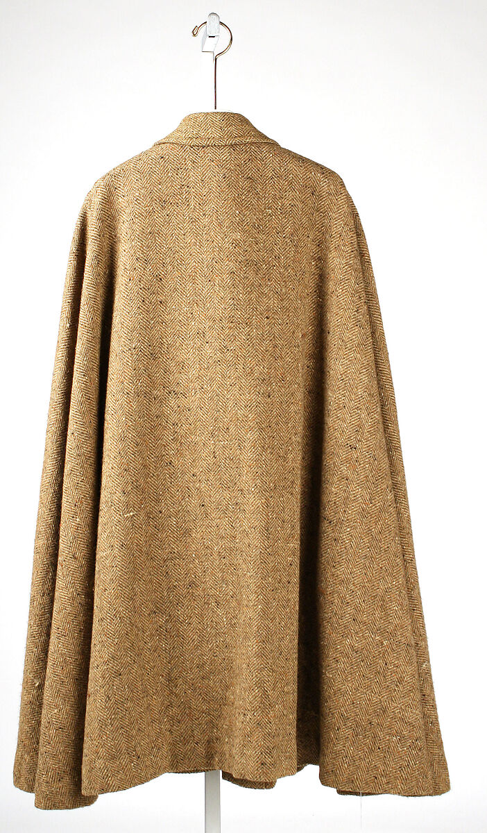 Hunting cape, wool, probably British
