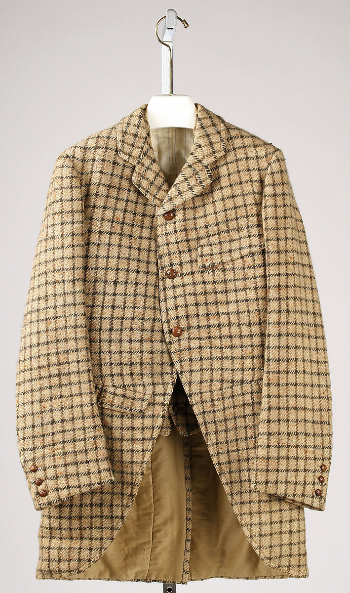 Ensemble, wool, cotton, British 