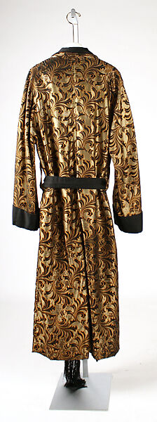 Dressing gown, A. Sulka &amp; Company (French, 1893–2002), silk, British
