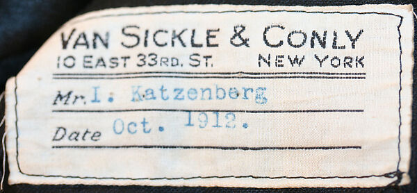 Ensemble, wool, silk, American