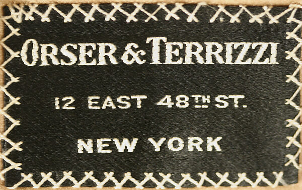Coat, Orser &amp; Terrizzi (American), silk, cotton (probably), American
