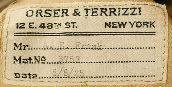 Coat, Orser &amp; Terrizzi (American), silk, cotton (probably), American