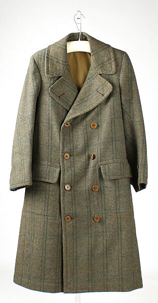 Overcoat, wool, American 