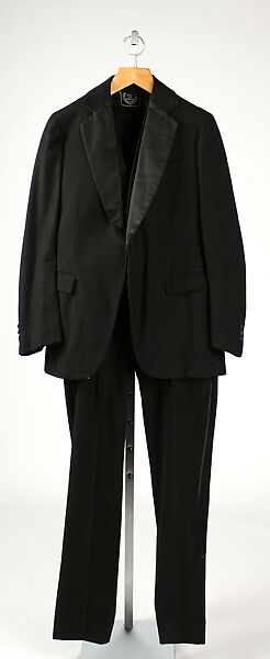 Tuxedo, Saks Fifth Avenue (American, founded 1924), wool, silk, American 