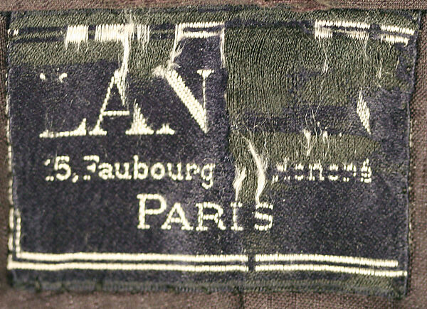 Suit, House of Lanvin (French, founded 1889), wool, French