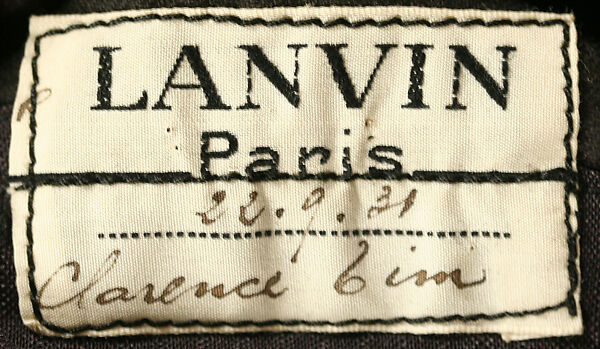 Suit, House of Lanvin (French, founded 1889), wool, French