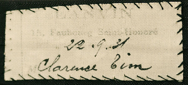 Suit, House of Lanvin (French, founded 1889), wool, French