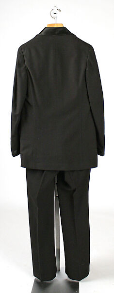 Tuxedo, wool, silk, American