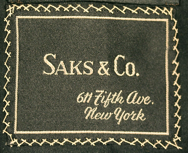 Opera coat, Saks Fifth Avenue (American, founded 1924), wool, American