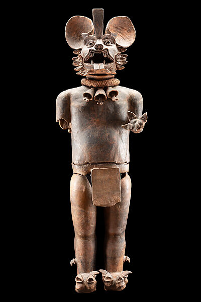 Bat (Tzinacantecuhtli), ceramic, slip, Zapotec (Be'ena'a)